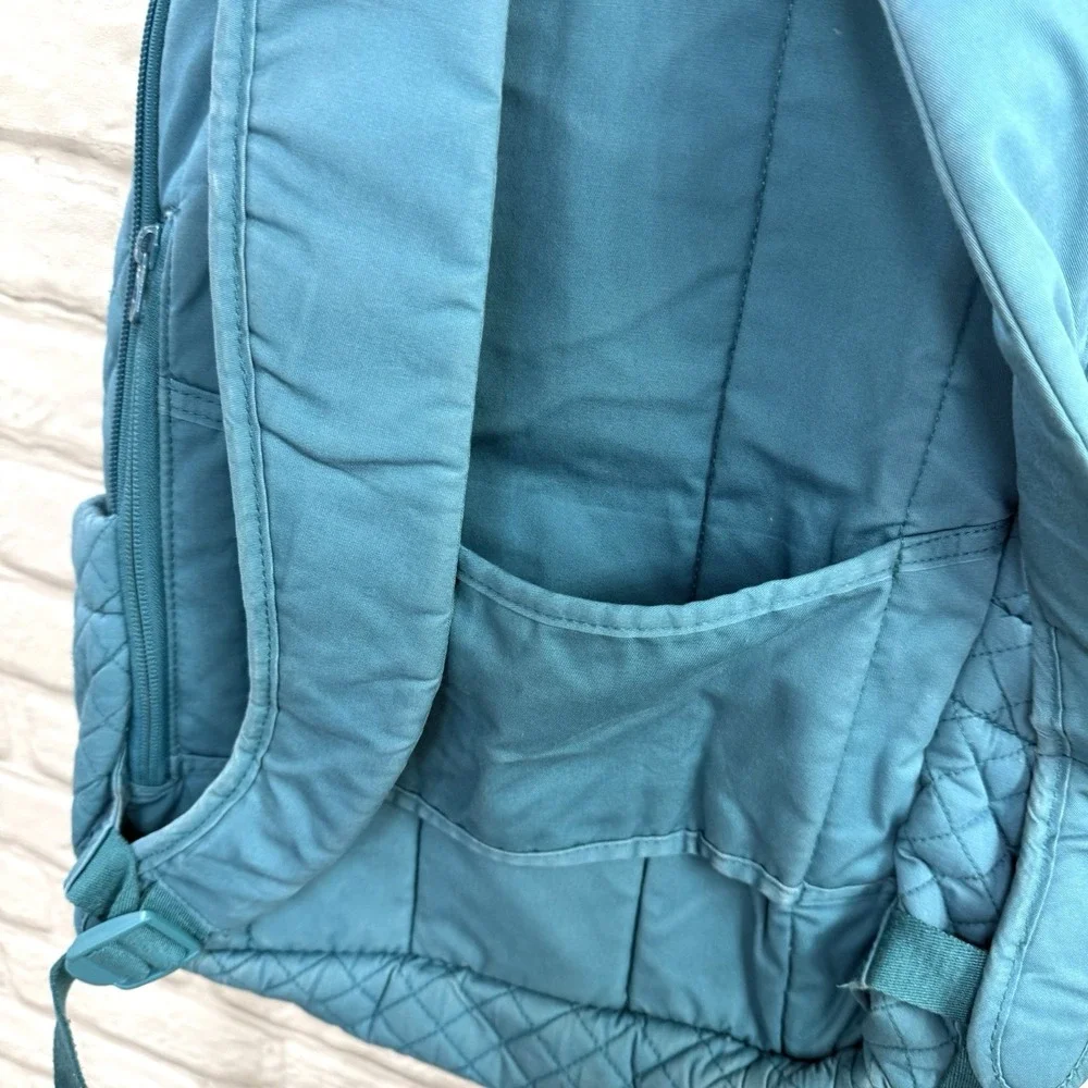 Vera Bradley Teal Quilted Backpack Taylor Swift Rainbow Embroidered‎